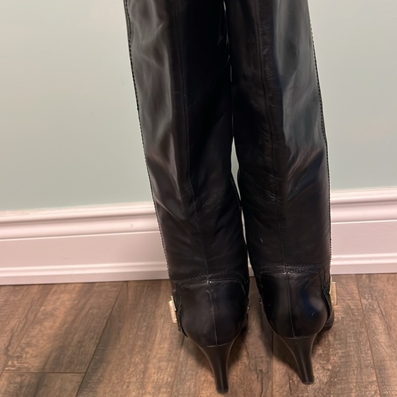 Nine West knee high leather boots. Size 8. Black - Picture 6 of 9